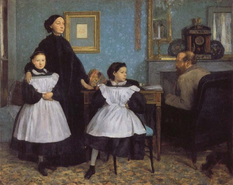 Edgar Degas The Belleli Family Germany oil painting art